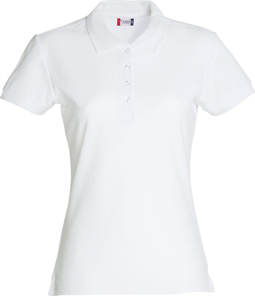 Clique Poloshirt Damen Weiß XXL