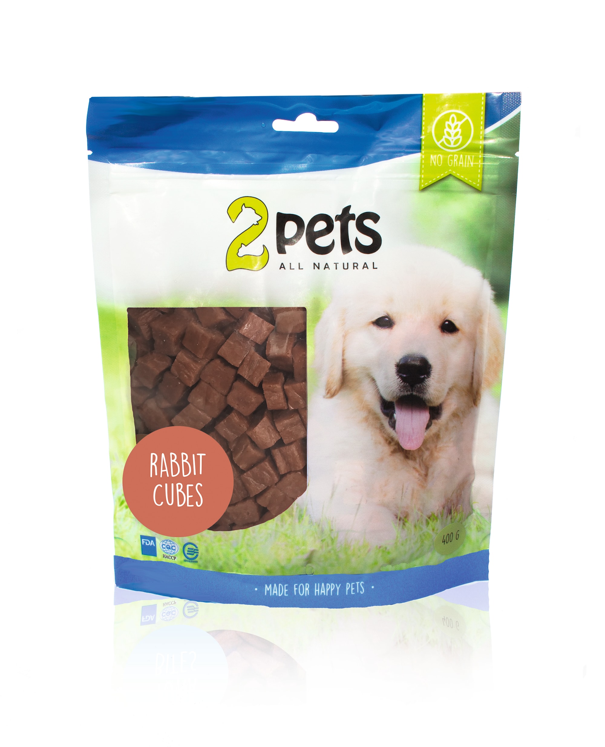 2pets Rabbit Cubes, 400g