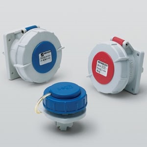 Metallwarefabrik Vattentäta Eluttag 1-Fas