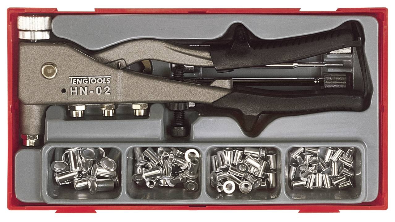 Teng Tools 81 dele Monteringsværktøj til blindnitter TTNR81