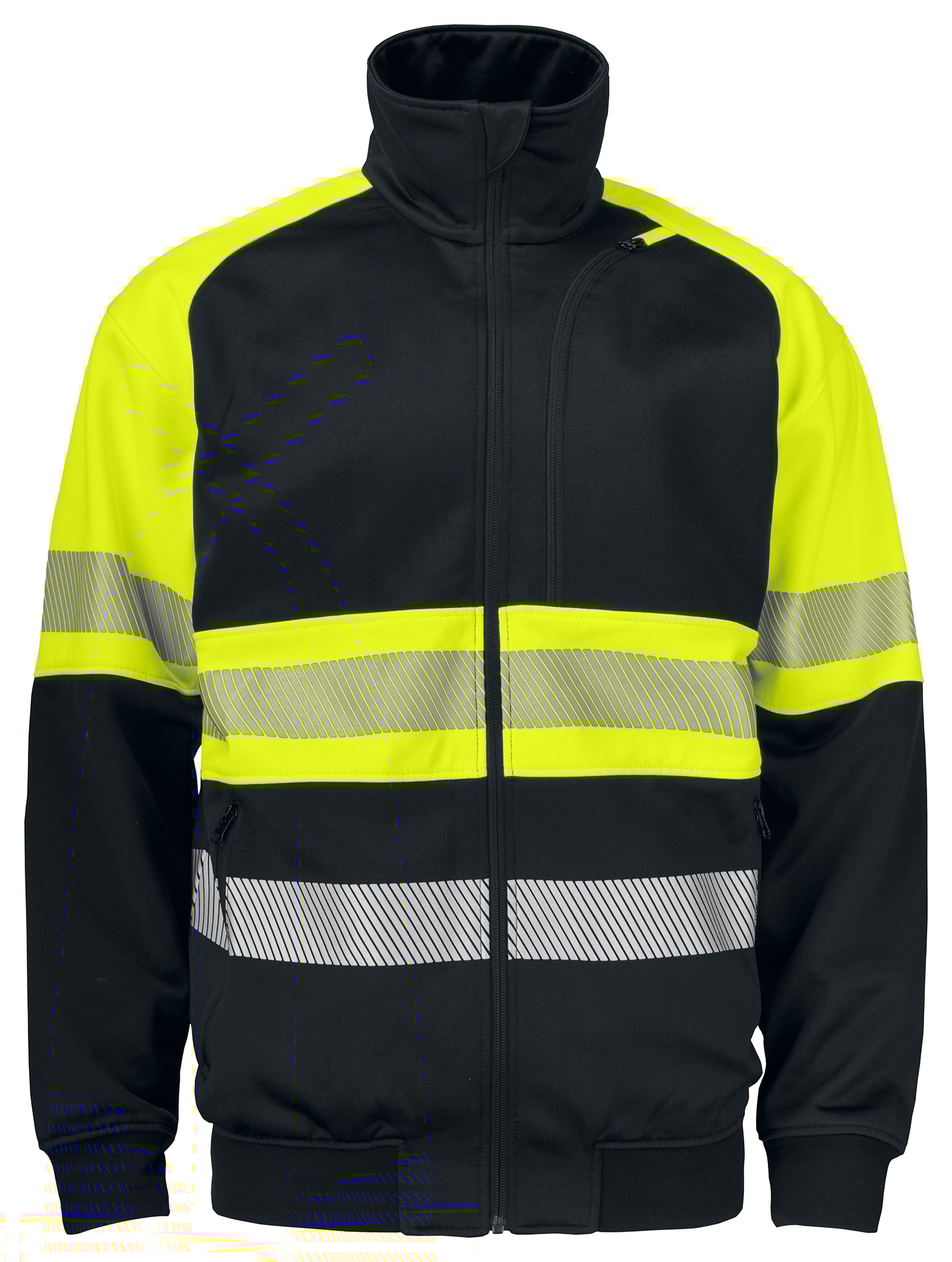 ProJob 6120 Sweatshirt En Iso 20471 Klasse 1 - Yellow/Black - 3XL