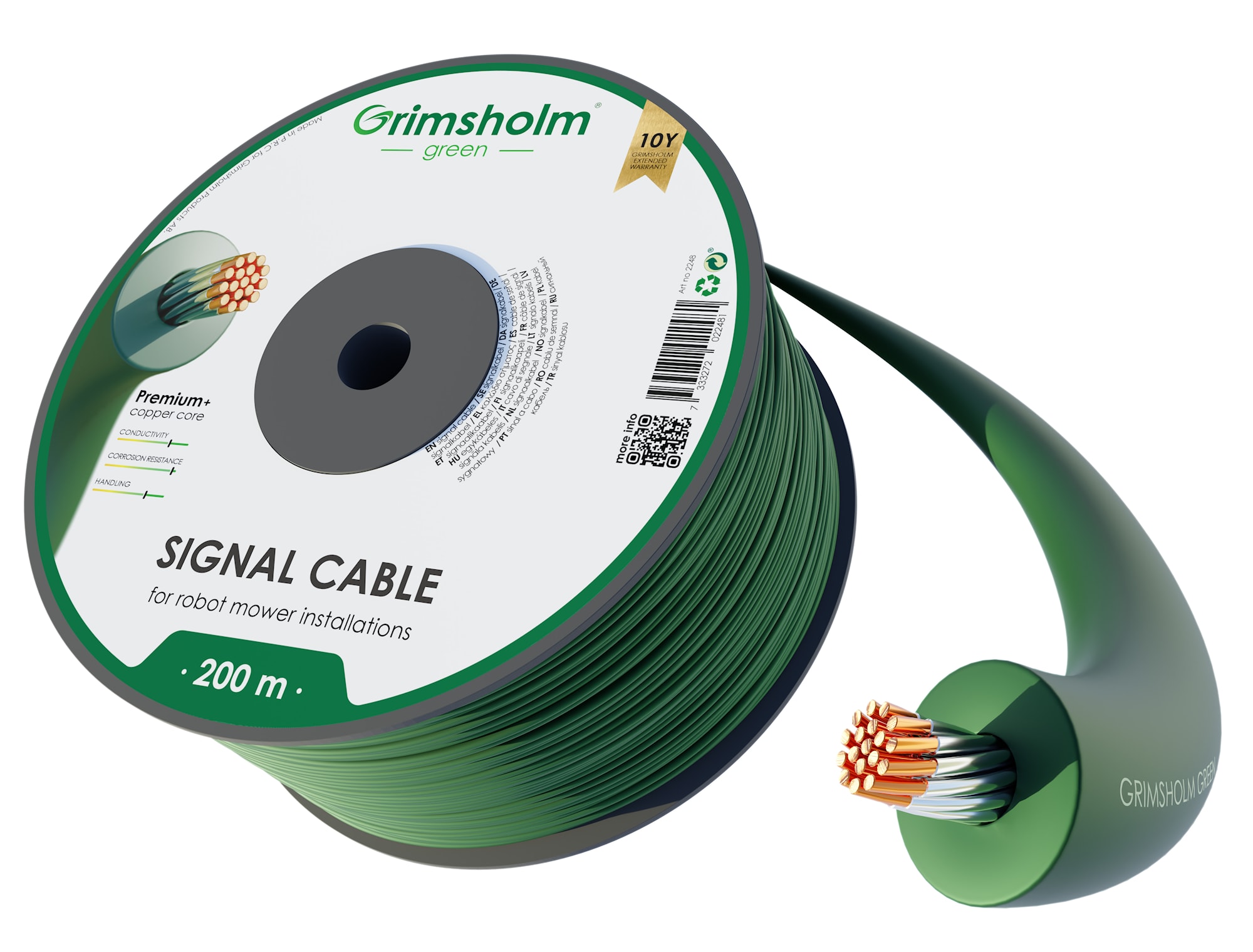 Grimsholm Premium Plus signalkabel 200 m