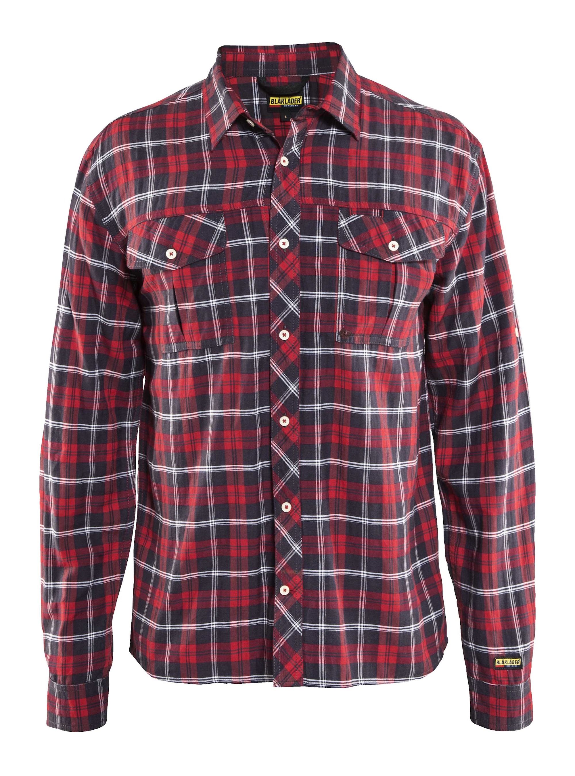 Blåkläder Kauluspaita - Punainen/Mariininsininen - Xxxl