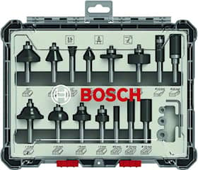Bosch Frässtålset HM Mix 1/4'' 15 delar