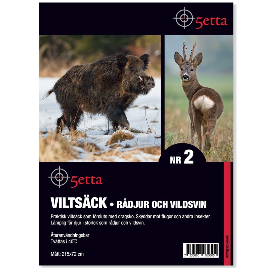 5etta Viltsäck 2 Rådjur & Vildsvin 215x72cm