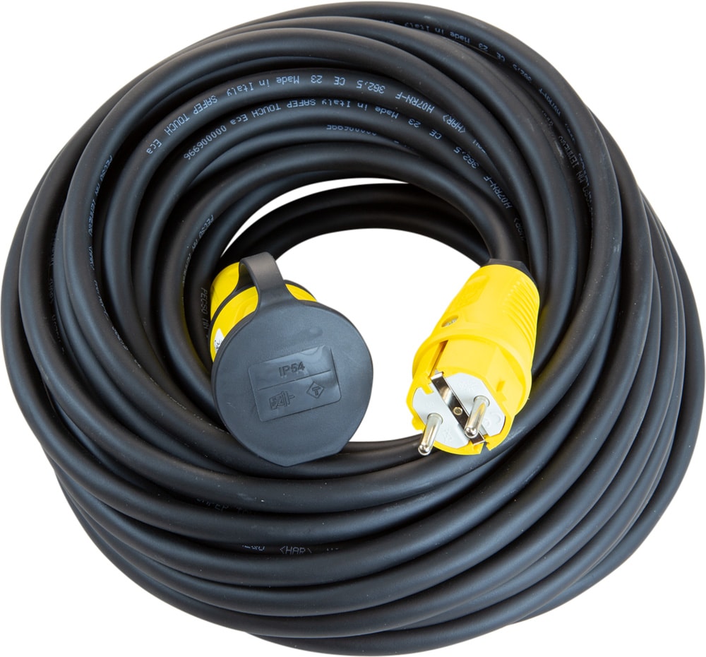 Amiga Jatkojohto 20 m, kumikaapeli 3G2,5 mm²