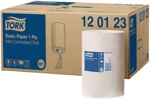Tork Torkpapper M1 Basic Universal, 120123, 1 lager, vit 11x120m