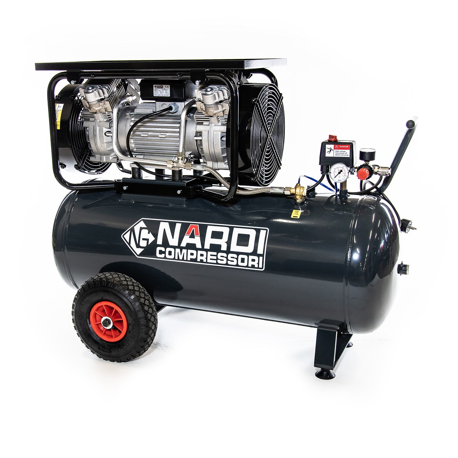 Nardi kompressor Extreme 4, 90 L 2,5 hk 1400, oljefri 1-fase