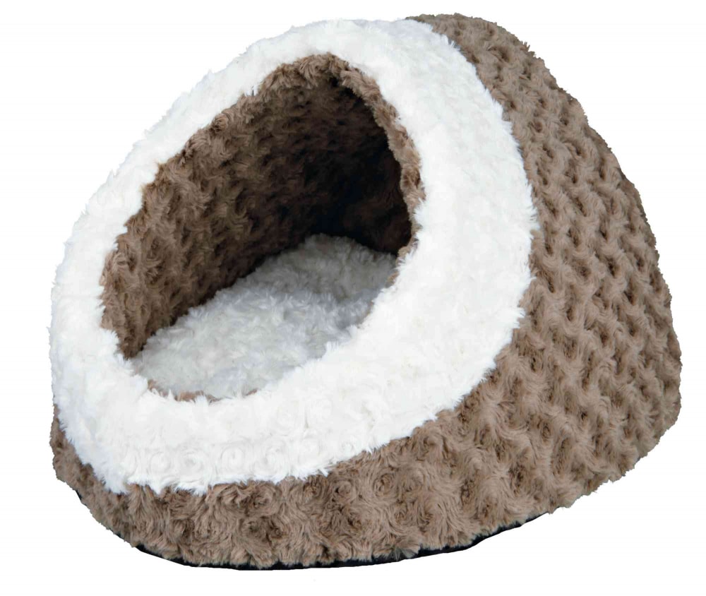 Trixie Kaline hyggehule i taupe/creme 35 x 26 x 41 cm