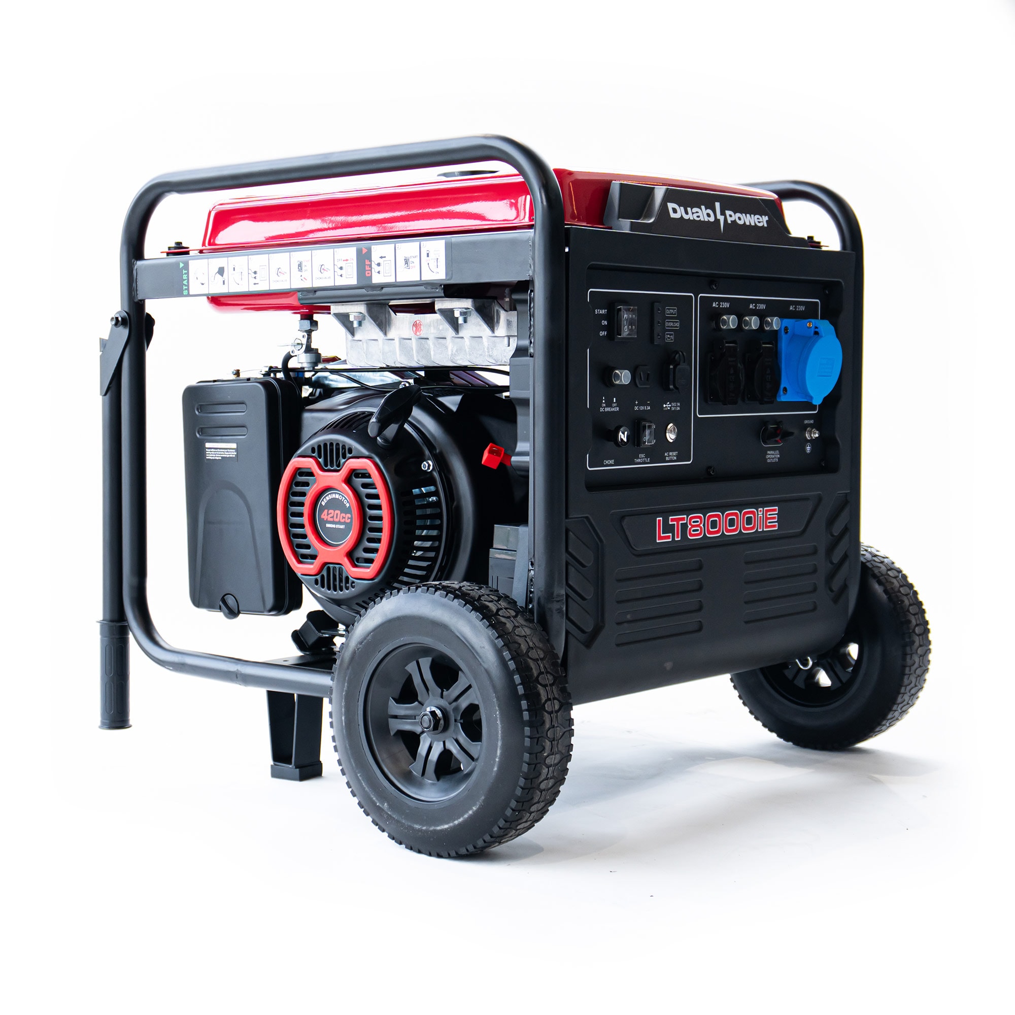 Duab-Power Inverterelverk LT8000IE 1-fas bensin