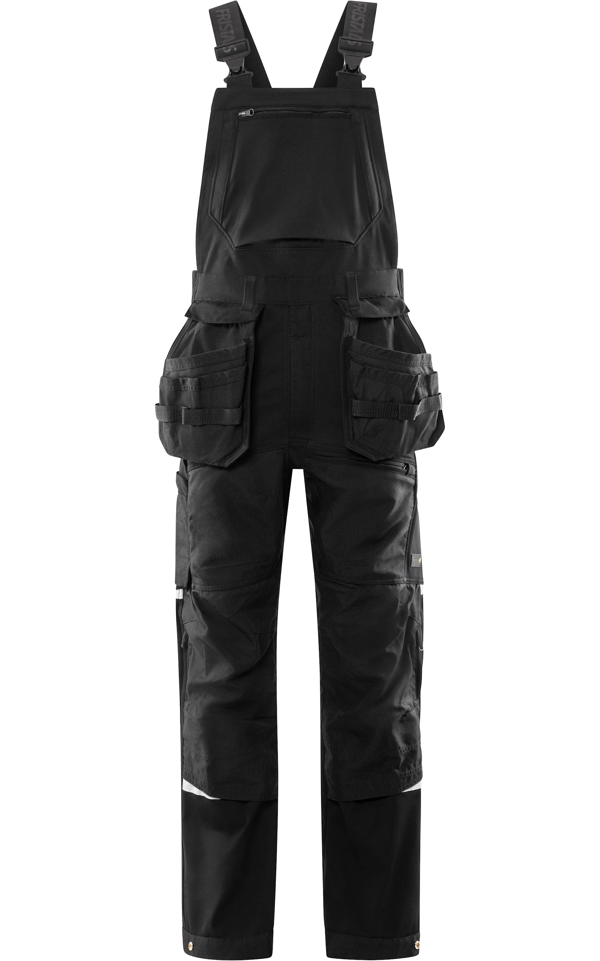 Fristads Hängslebyxa Hantverk Stretch 1830 GSTT Svart D120