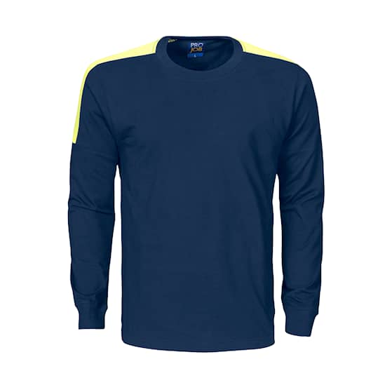 ProJob 2020 Marin/Gul XS T-Shirt Långärmad