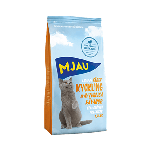 Mjau Kyckling Torrfoder 1,75kg