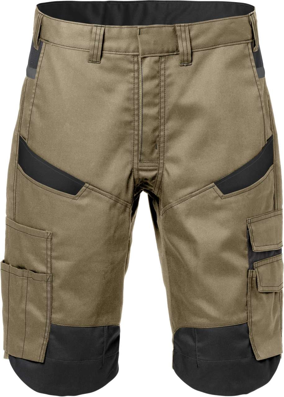 Fristads Shorts 2562 STFP Svart / Hi-Vis Gul C52