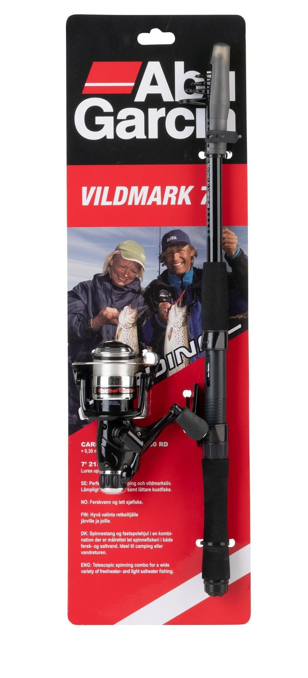 Abu Garcia Cardinalset Vildmark Tele 7' Haspel 213 cm (7') 5-30 g
