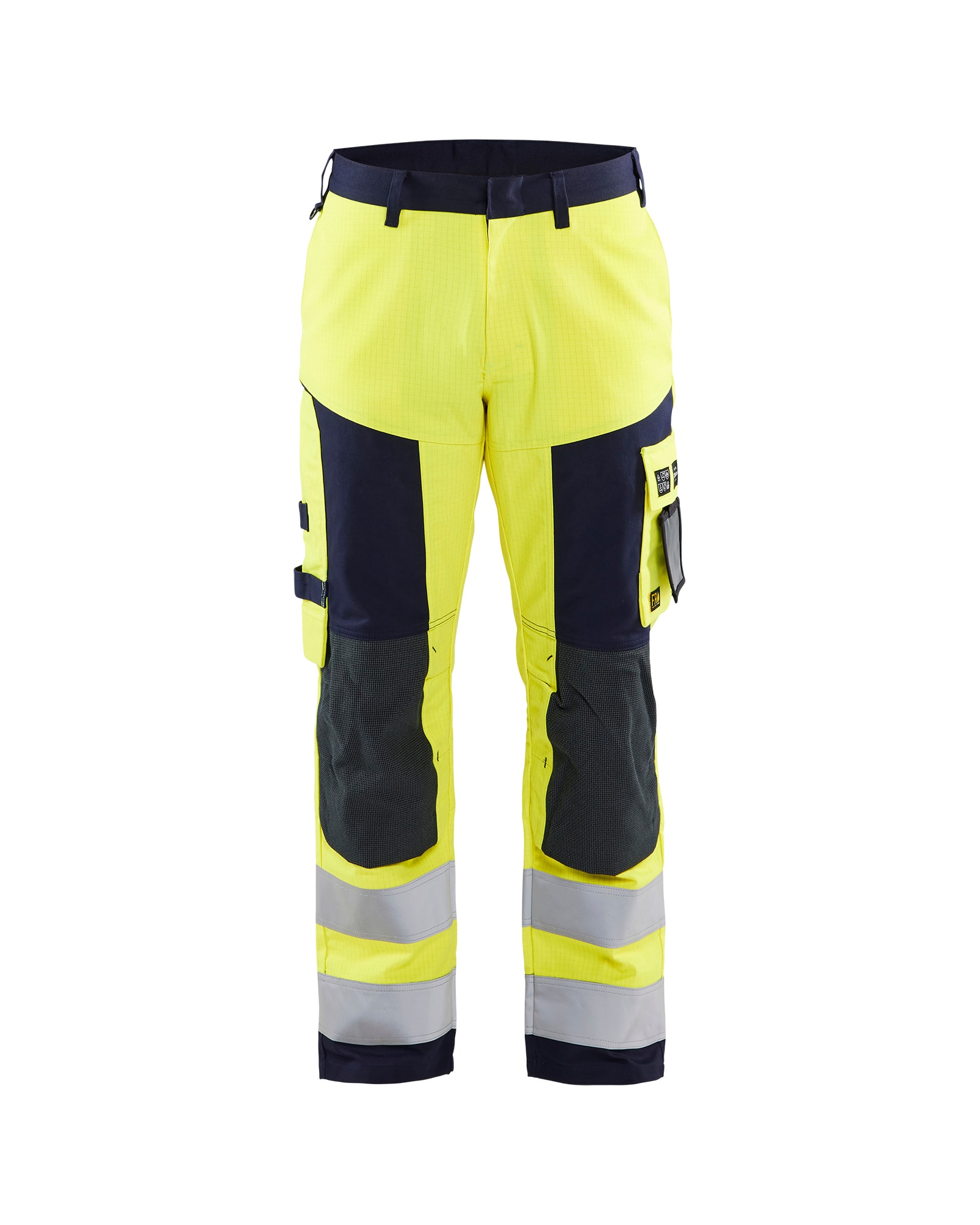 Blåkläder Multinorm Handwerker Arbeitshose High Vis Gelb/Marineblau - D96