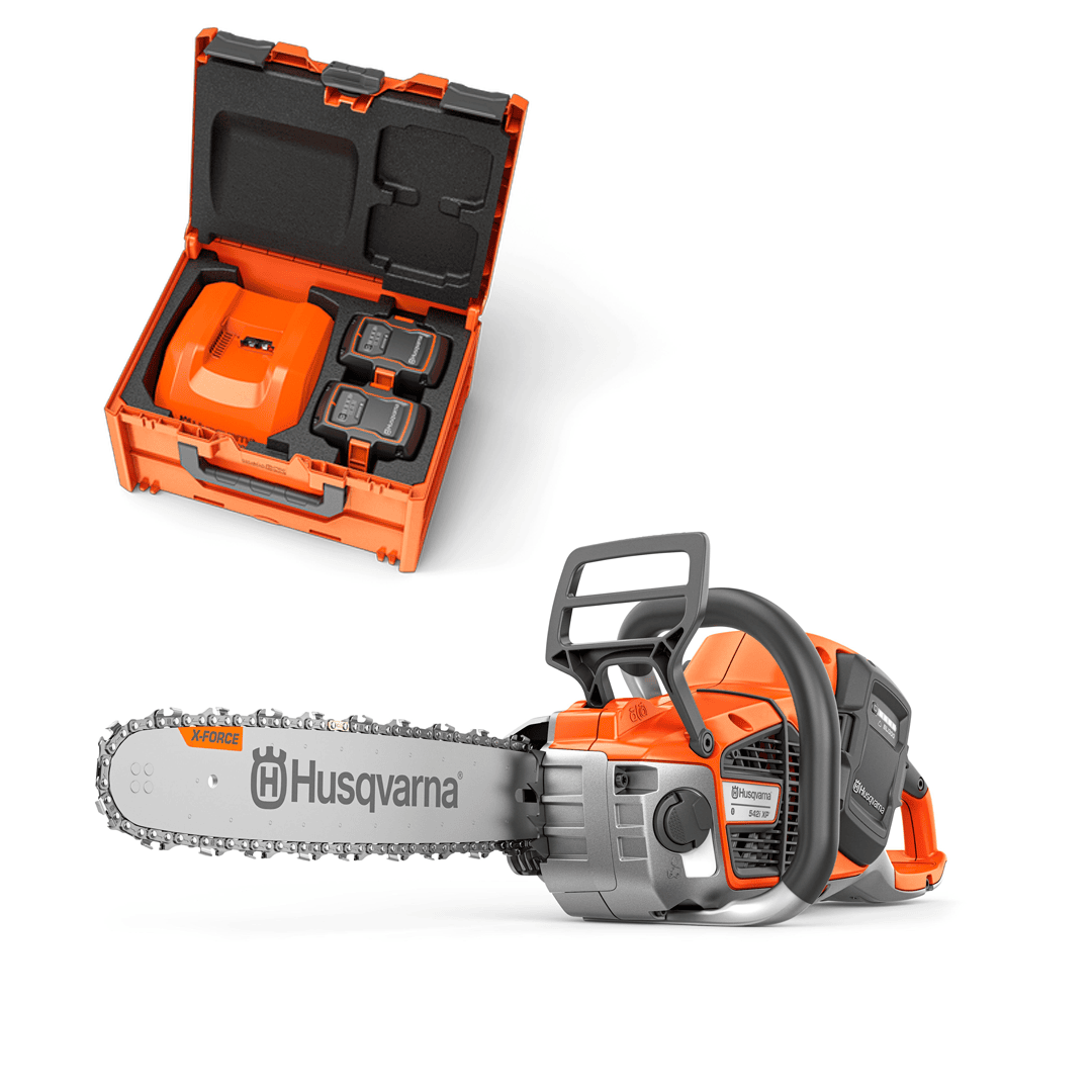 Husqvarna 542i XPG Battery Chainsaw Package with Battery Box