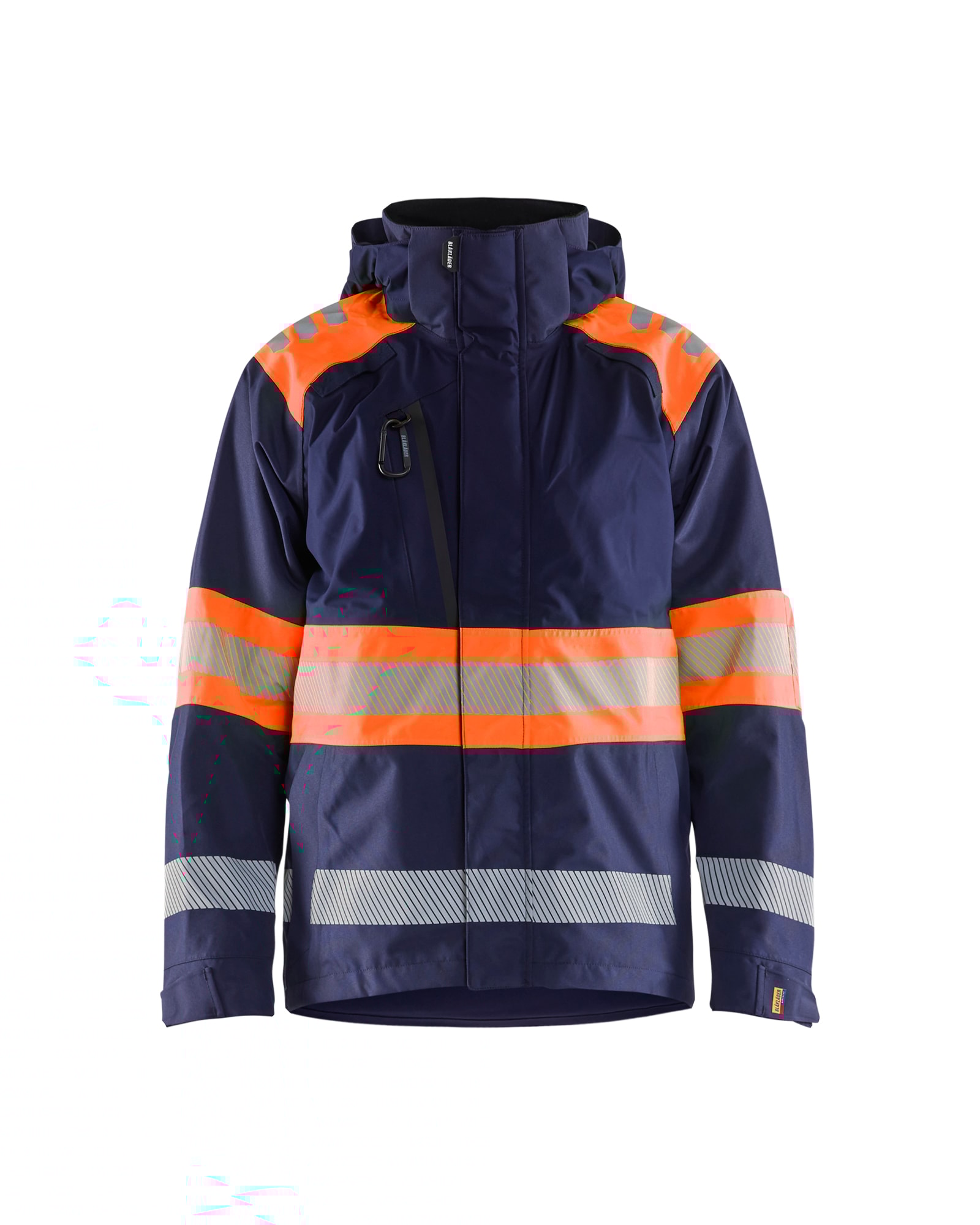 Blåkläder High Vis Shell Jacke Schwarz/High Vis Rot - 4XL