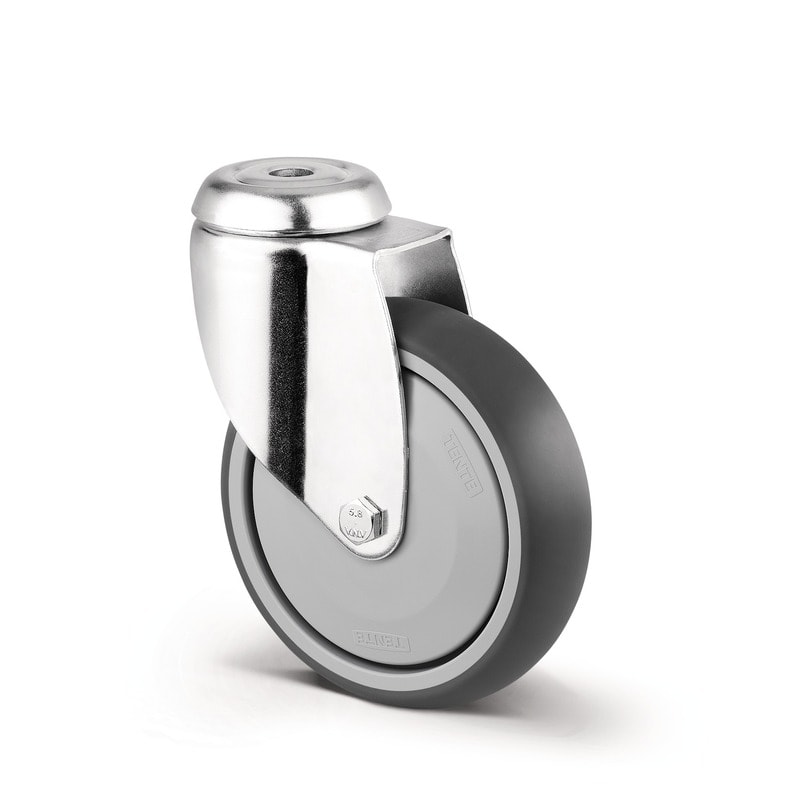 Kääntöpyörä 2470PJP125P30, harmaa