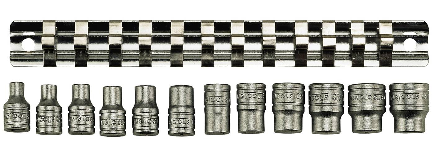 Teng Tools Hylsysarja. Nelikulmainen 1/4\"-kiinnitys. M1412