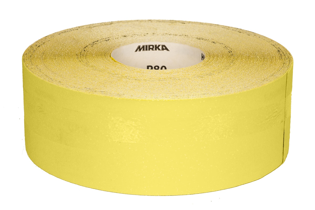 Mirka Slippappersrulle Standard 93mmx50m P80