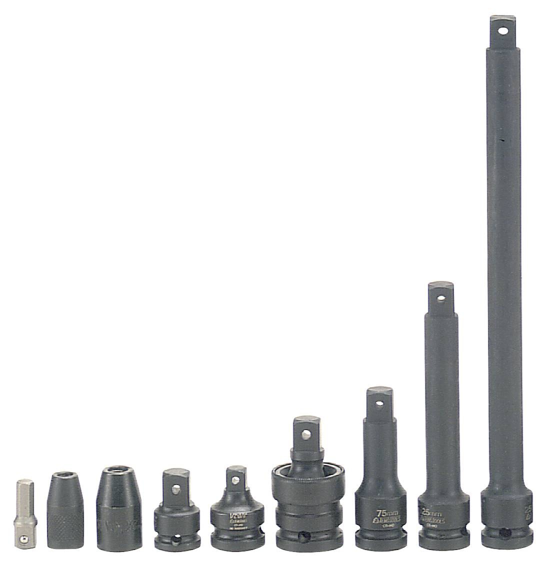 Voimajatkovarsi 1/2 75Mm Din