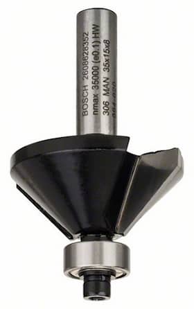 Bosch Viisteytysjyrsin, 8 mm, B 11 mm, L 15 mm, G 56 mm, 45°
