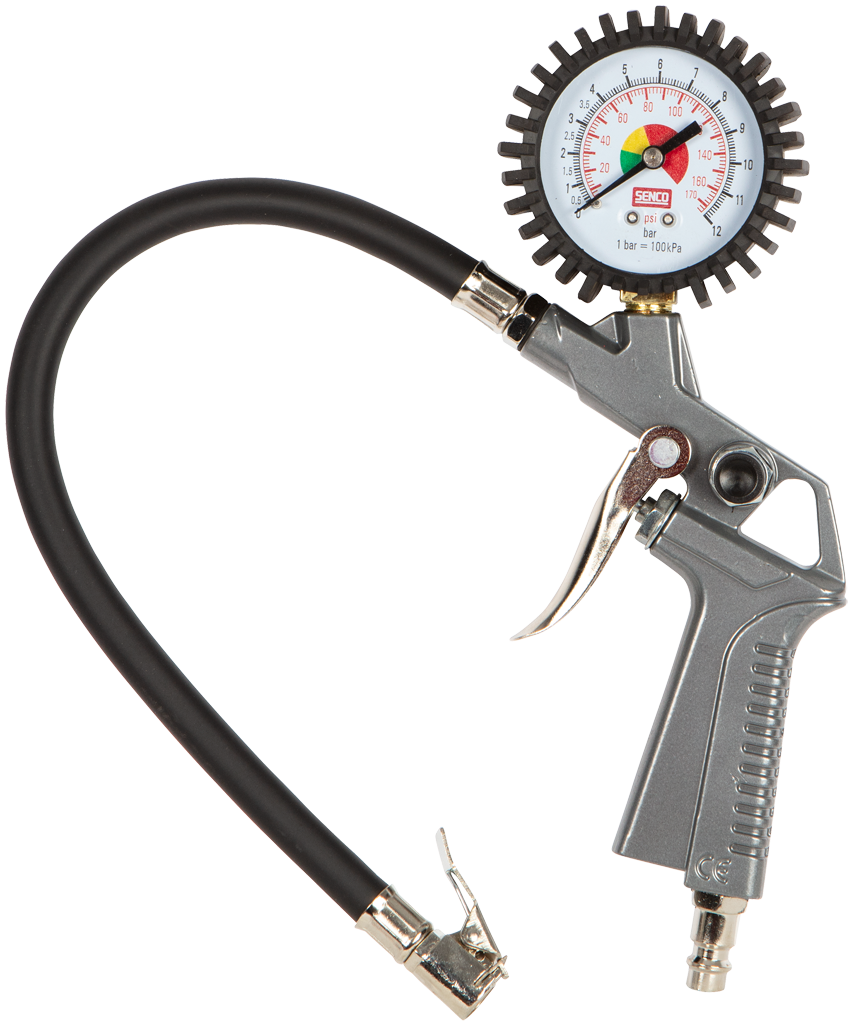 Senco Luftpåfyllare med manometer