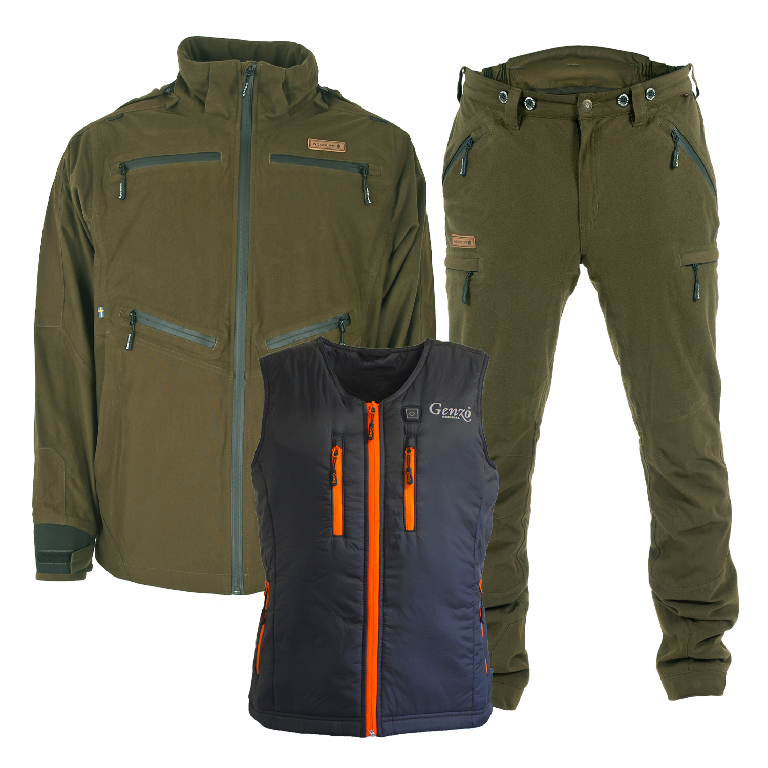 Woodline Stone Jaktdress med termovest Herre