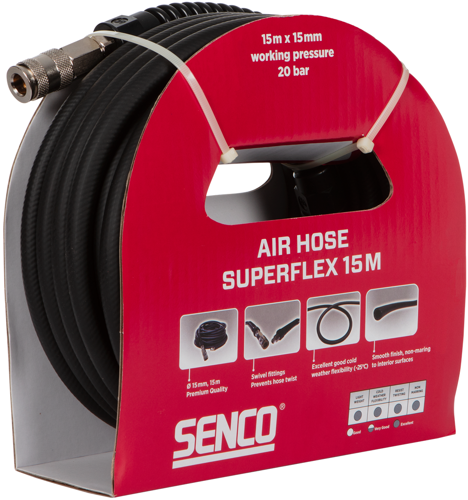 Senco Tryckluftsslang Superflex 20bar (-25°)
