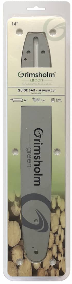 Grimsholm 14" 3/8" 1.3mm Premium Cut Moottorisahan Terälevy