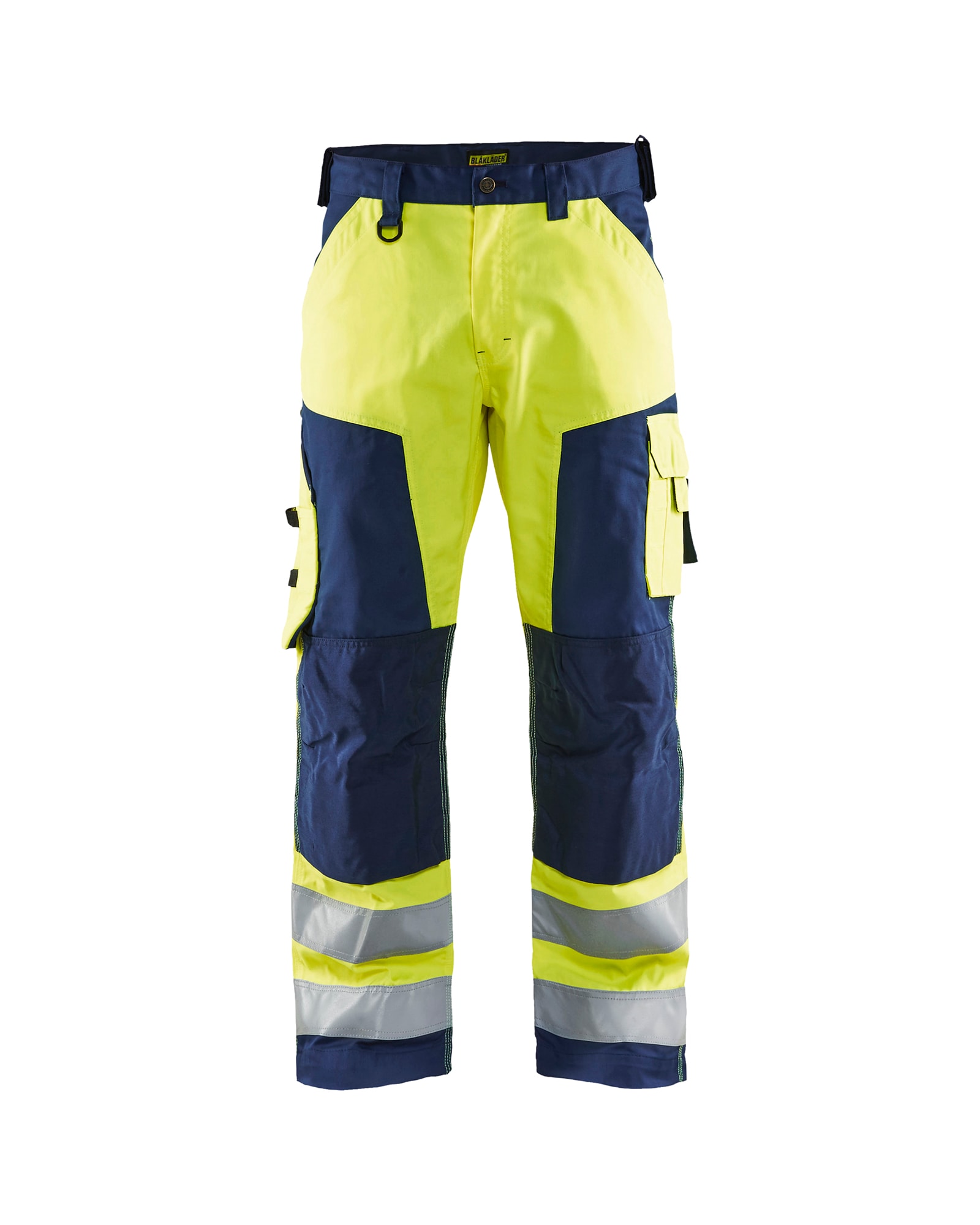 Blåkläder High Vis Arbeitshose ohne Nageltaschen High Vis Gelb/Schwarz - D104