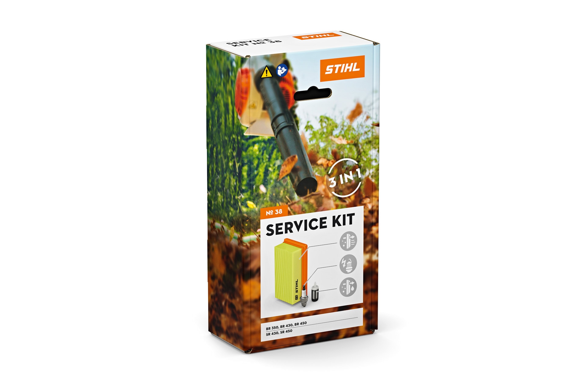 Stihl Huoltosarja varten BR 350, BR 450 och SR 450