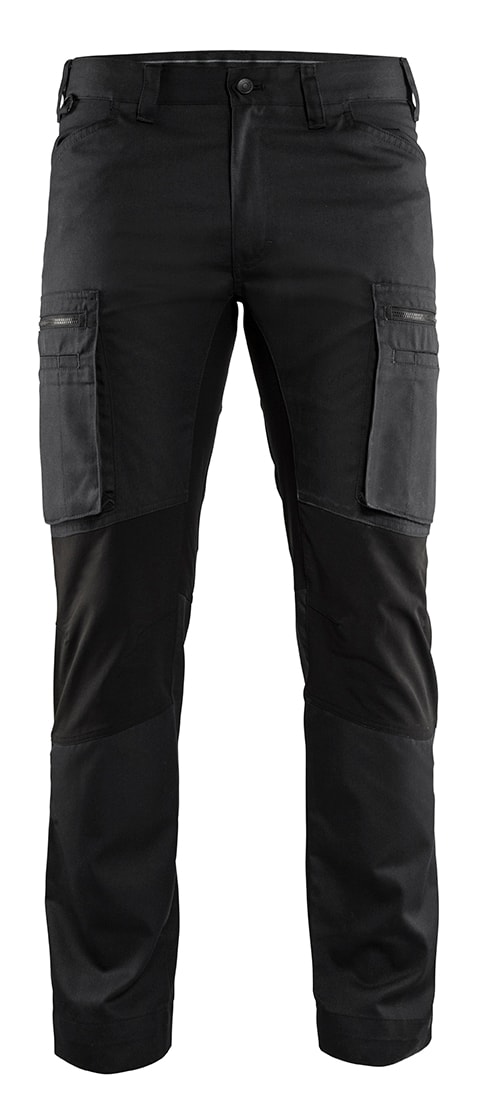 Blåkläder Housut Stretch - Musta - D100