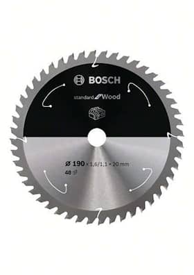 Bosch Standard for Wood-sirkelsagblad for batteridrevne sager 190x1,6/1,1x20 T48