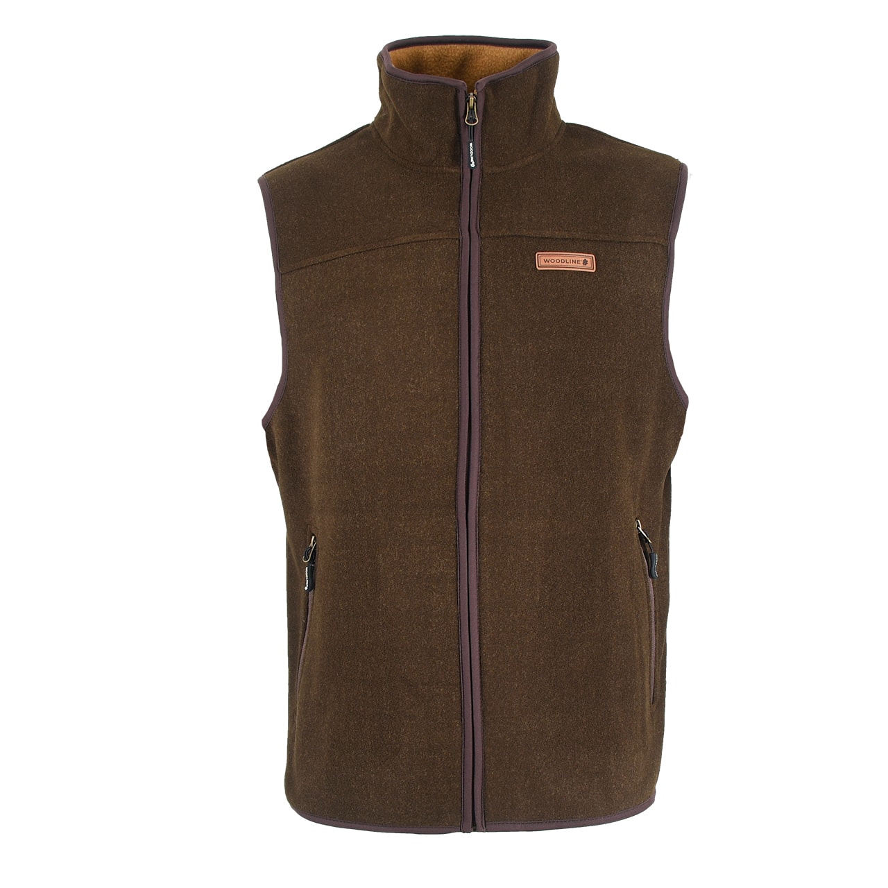 Woodline Bolmen Fleeceliivi Miehet Ruskea 4XL