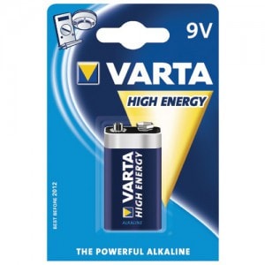 Varta High Energy 9V Batteri