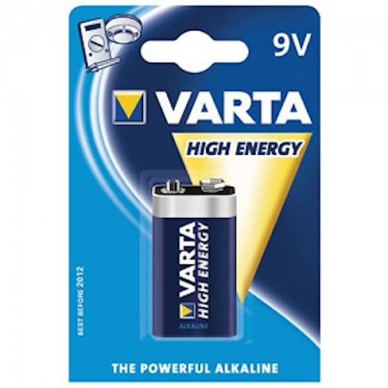 Varta High Energy 9V Batteri