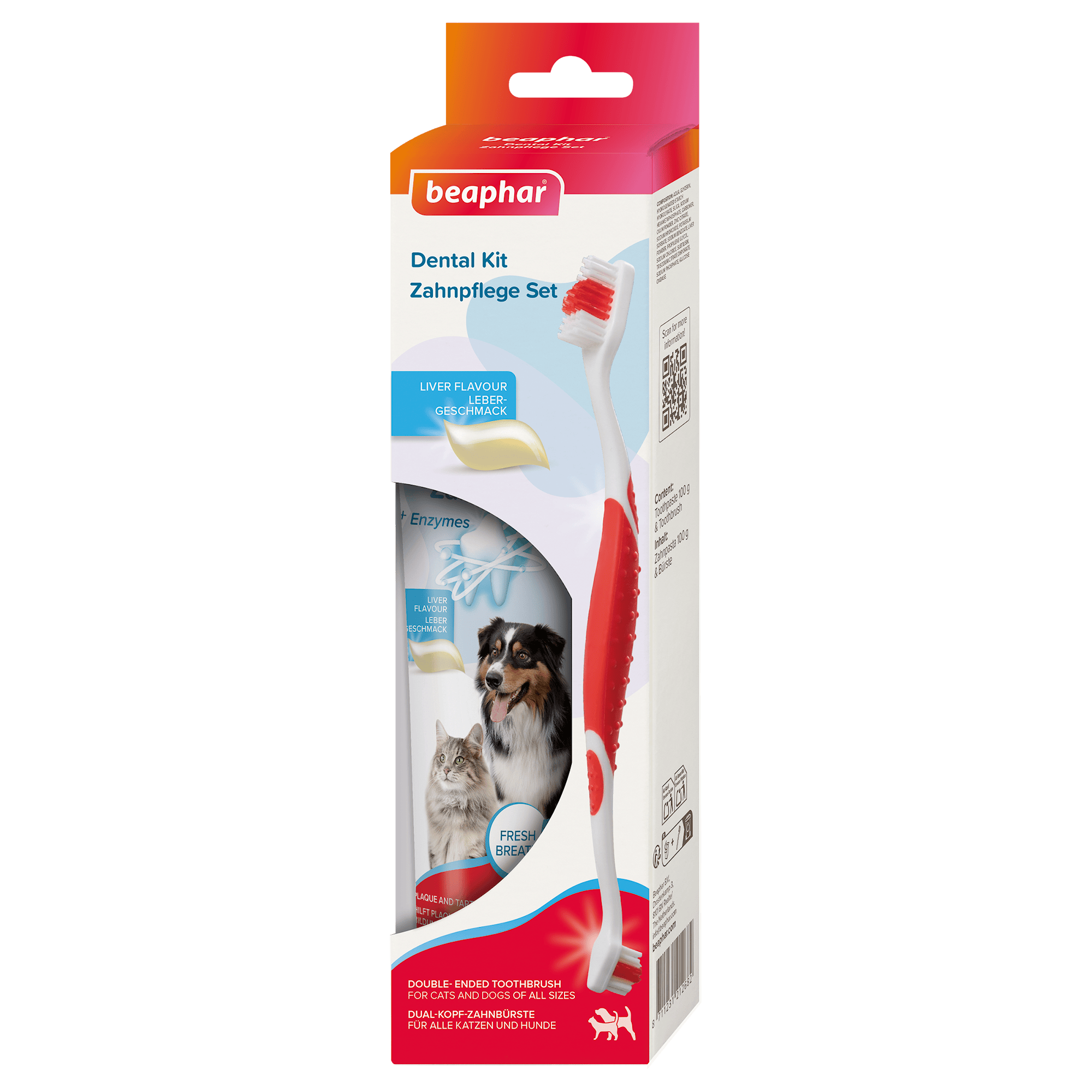 Beaphar Kombipack tandkräm och tandborste