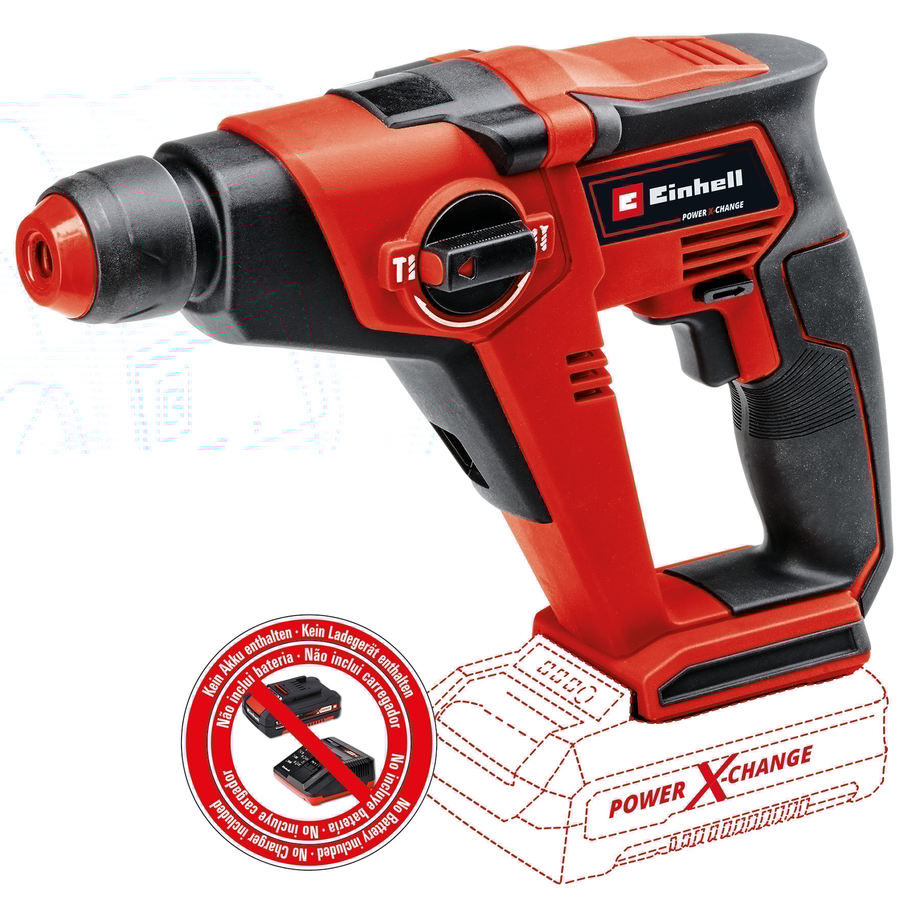 Einhell TE-HD 18/12 Solo Akku-Bohrhammer