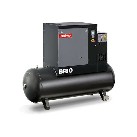 Balma Skruekompressor m/køletørrer BRIO 7,5XE 10 Bar TM500 l