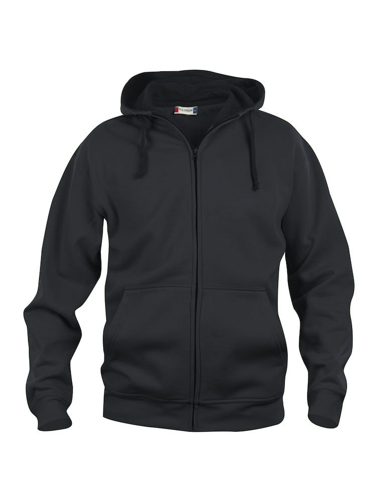 Clique Basic Hoody Fullzip Miehet Musta