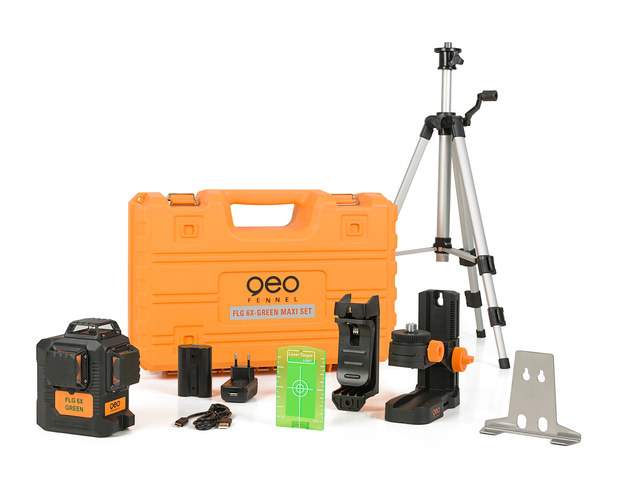 geo-FENNEL FLG6 grüner Laser im Koffer