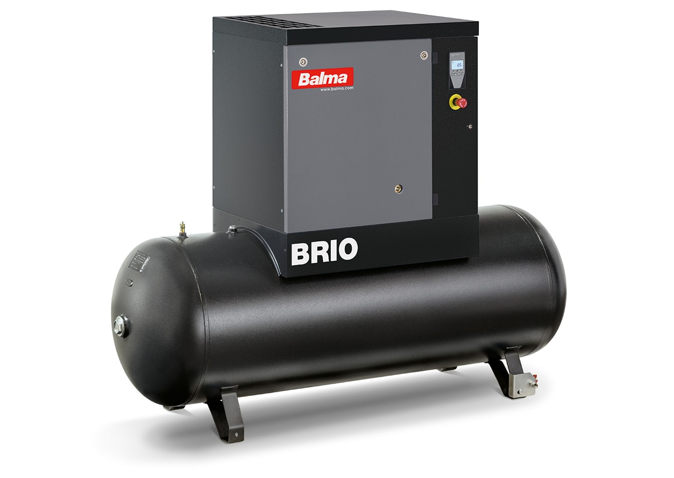 Balma skruekompressor BRIO 7.5X, 10 bar, TM 270 L