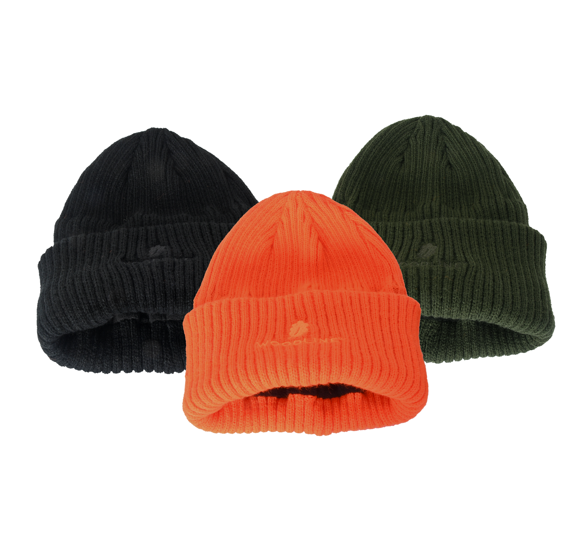 Woodline Stickad Mössa Svart