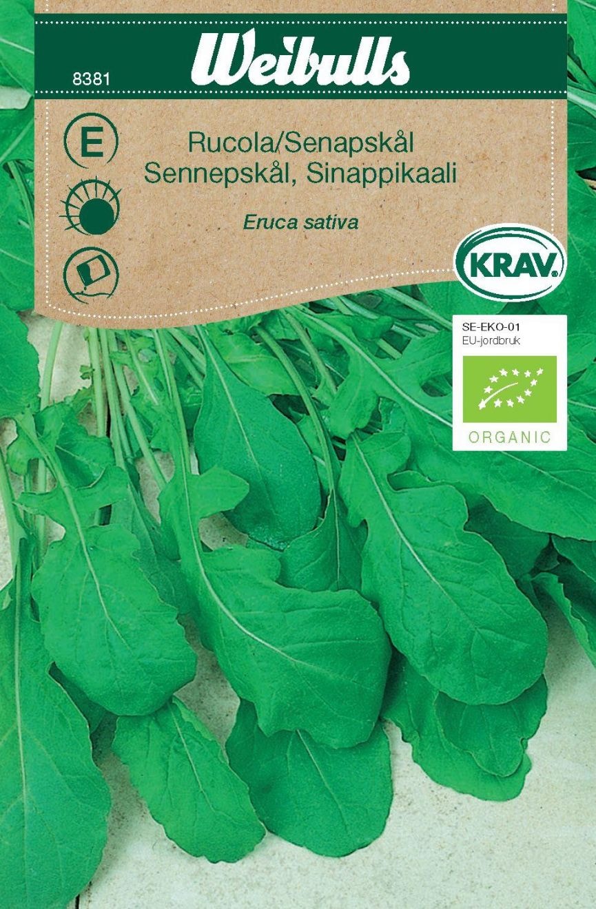 Rucola/senapskål Krav
