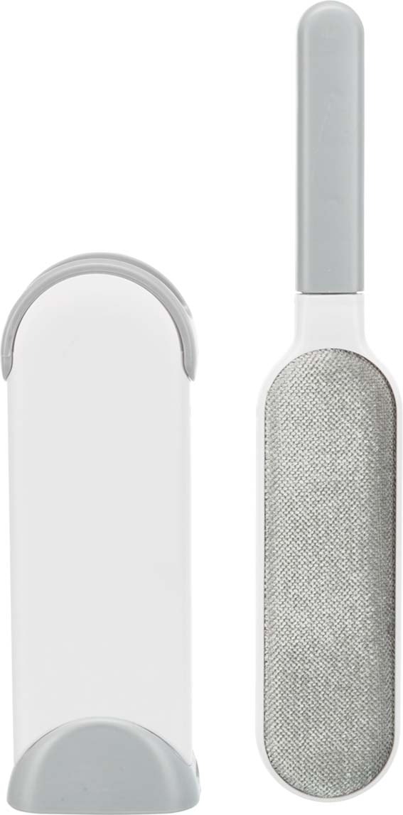 Kläd och Textilborste med Rensstation 33cm Vit/Grå