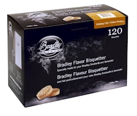 Bradley savustusbriketit Whiskey Oak 120 kpl