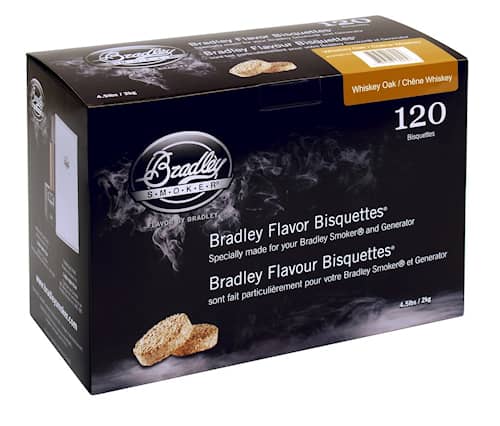 Bradley Briketter Whiskey Oak 120-pack