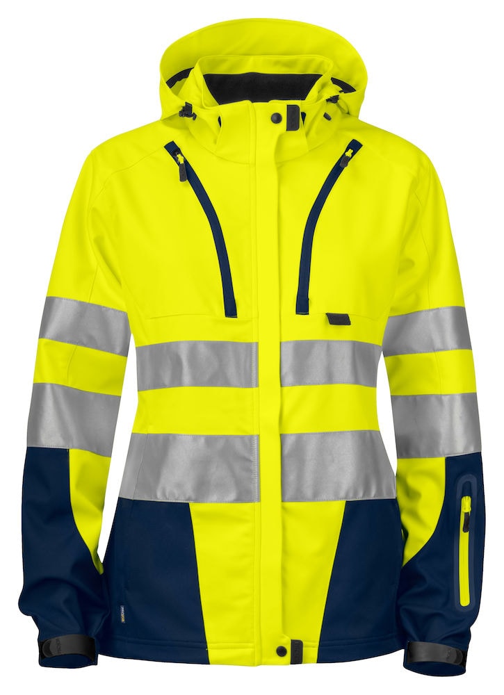 ProJob 6423 Damen Jacke En Iso 20471 Klasse 3/2 - Orange/Black - 3XL